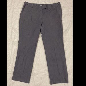 LIZ CLAIBORNE GREY PINSTRIPED PANTS SZ 14P